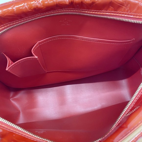 Louis Vuitton Vernis Sutton Tote Bag M91080 Rouge Women's - Picture 4 of 12